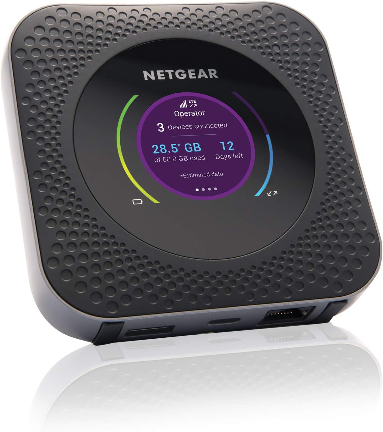 NETGEAR Nighthawk Mobiler WLAN Router MR1100 | tragbares Wlan für unterwegs | 4G LTE Router | bis 1 GBit/s | Hotspot für 20 Geräte | für jede SIM-Karte ohne Vertrag freigeschaltet