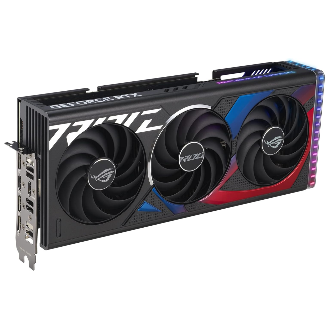 ASUS ROG Strix GeForce RTX 4070 12GB OC Edition GDDR6X Gaming Graphics Card (Nvidia RTX4070 DLSS 3, PCIe 4.0, 2X HDMI 2.1, 3X DisplayPort 1.4a, Aura Sync RGB Lighting, ROG-STRIX-RTX4070-O12G-GAMING)