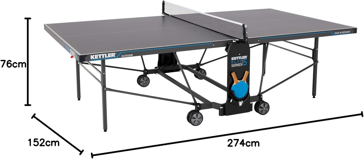 Kettler K5 Outdoor Professional Table Tennis Table