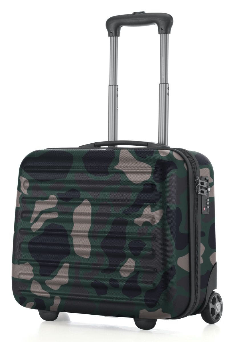 Tegel - pilot trolley hard shell bronze matt metallic, TSA, 38 cm, 32 liters