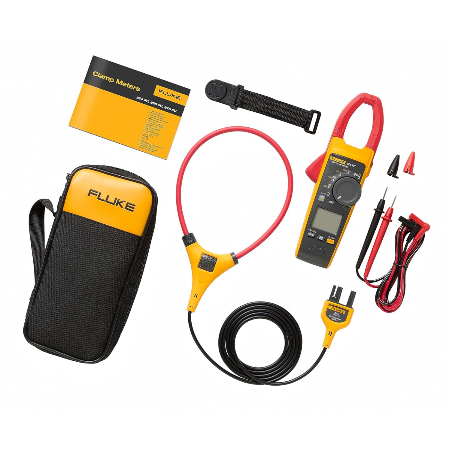 1000A AC/DC TRMS Wireless Current Clamp with Iflex Fluke Connect