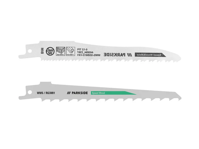 PARKSIDE Jeu de lames de scie sauteuse ou Jeu de lames de scie sabre