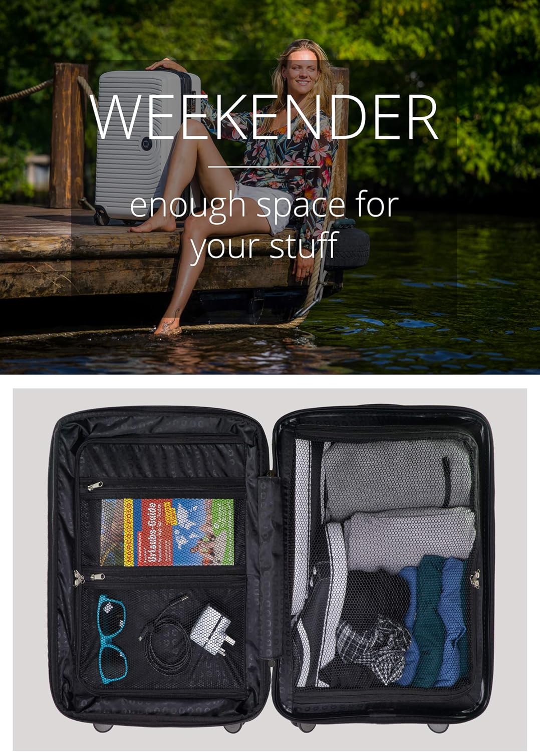 Hauptstadtkoffer Mitte - Hand Luggage 55X40X23, TSA, 4 Wheels, Travel Suitcase, Hardside Suitcase, Rolling Suitcase, Hand Luggage Suitcase, Cabin Luggage Suitcase