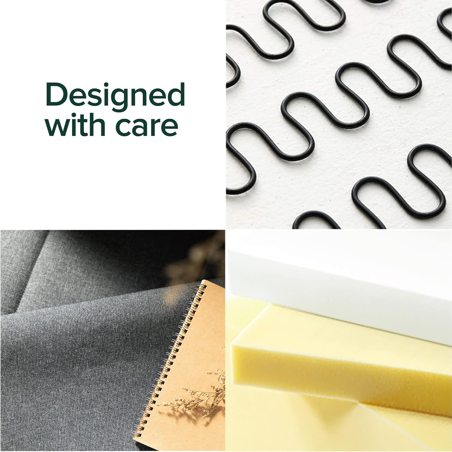 Zinus Quinn Clic Clac Sofa Bed - 2-in-1 Folding Sofa Bed - Suitable for Guest Rooms and Small Spaces