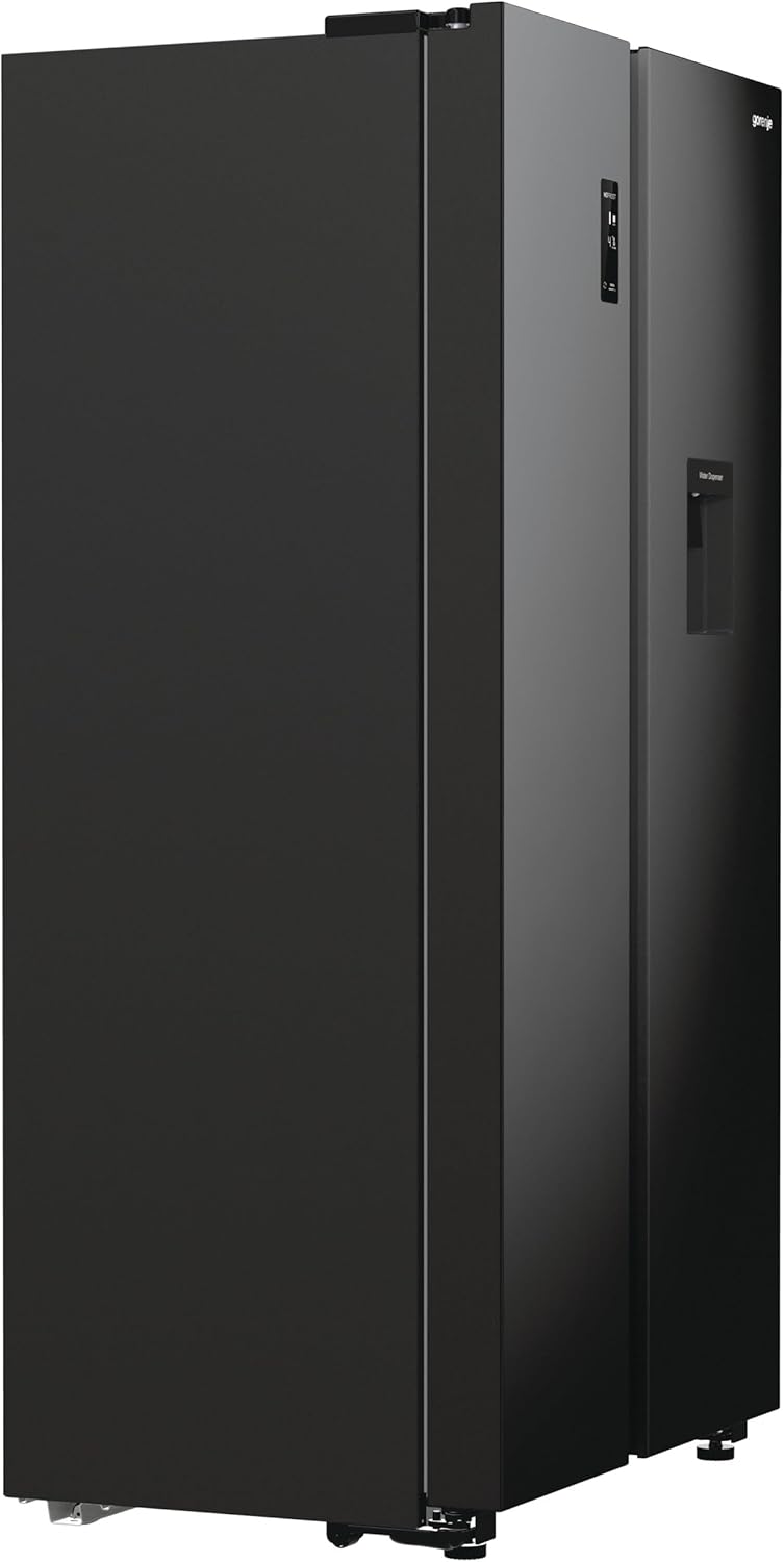 Gorenje NRR 9185 EAXLWD Side by Side Fridge-Freezer, Made in Europe, EEK E, NoFrostPlus, Inverter Compressor, Crisp Zone, ConvertActive Zone, FastFreeze, 70 Inch, Stainless Steel [Energy Class E]