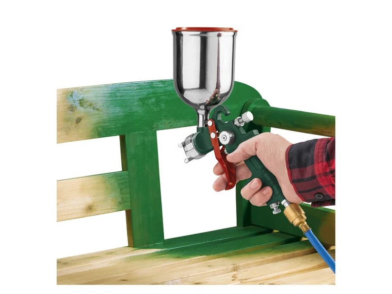 PARKSIDE Pistolet de peinture à air comprimé PDFP 500 D4, 500 ml