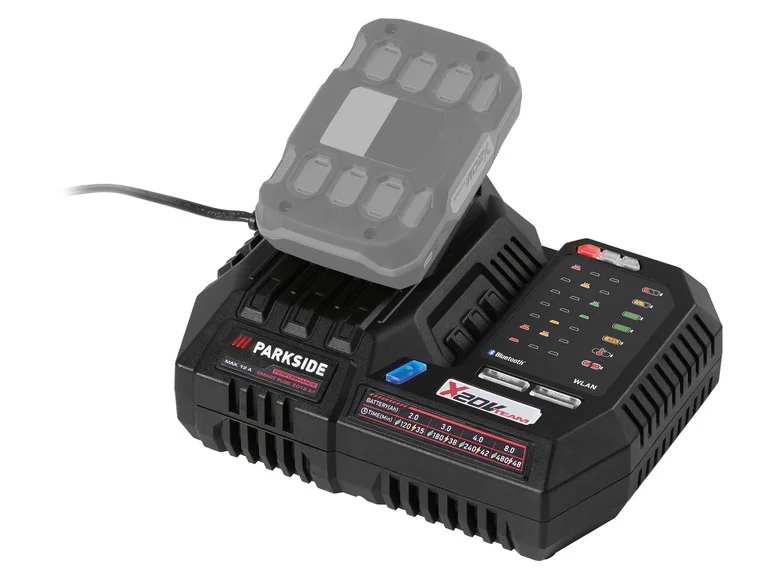 PARKSIDE PERFORMANCE Chargeur de batterie Smart PLGS 2012 A1, 12 A, 20 V