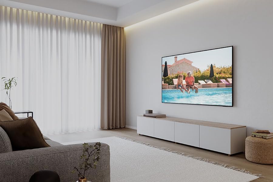 Samsung Crystal UHD 4K DU8579 TV 43 Inches, TV with Dynamic Crystal Colour, 4K Upscaling, AirSlim Design, Smart TV, GU43DU8579UXZG, German Model [2024] [Energy Class G]