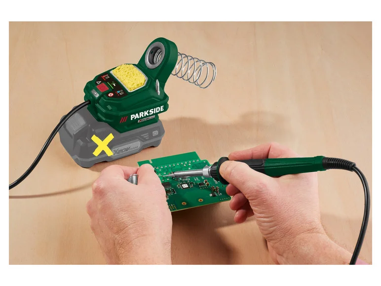 PARKSIDE Station de soudage sur batterie 20 V PLSA 20 Li B2 ou pistolet à colle PHPA 20- Li A1
