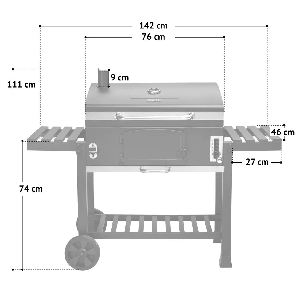 TAINO HERO XXL charcoal grill