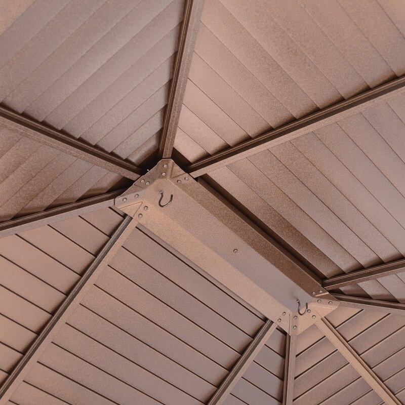 Windermere 12 Ft. W X 10 Ft. D Aluminum Patio Gazebo