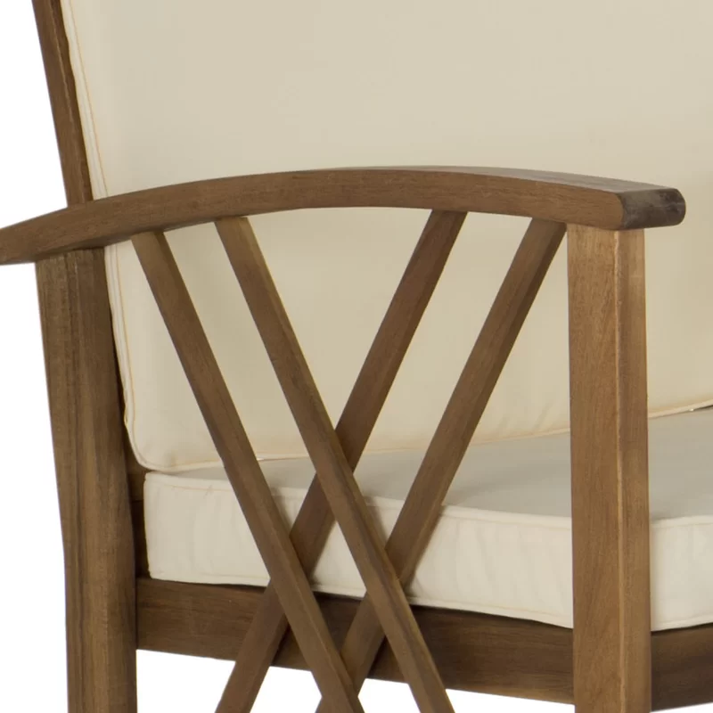 Aana Wicker 4 - Person Garden Lounge Set with Cushions