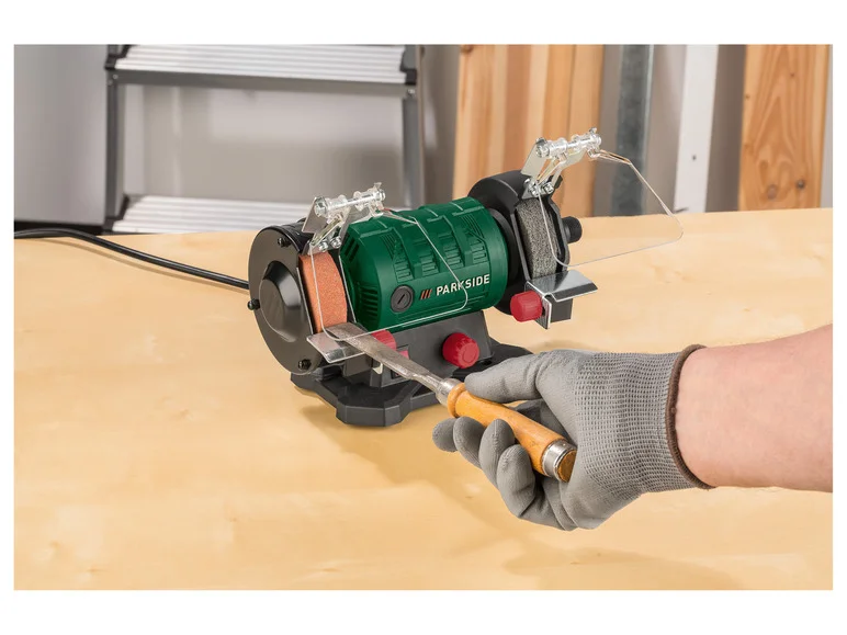 PARKSIDE Touret à meuler double avec arbre flexible PDFW 120 B3, 120 W