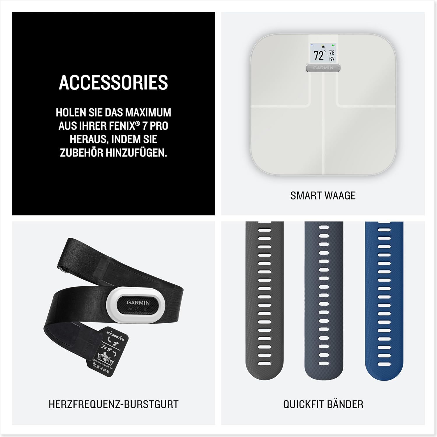 Garmin fēnix 7X Pro – GPS-Multisport-Smartwatch mit Solarladelinse, Farbdisplay und Touch-/Tastenbedienung, TOPO-Karten, über 60 vorinstallierte Sport-Apps, Music (Generalüberholt)