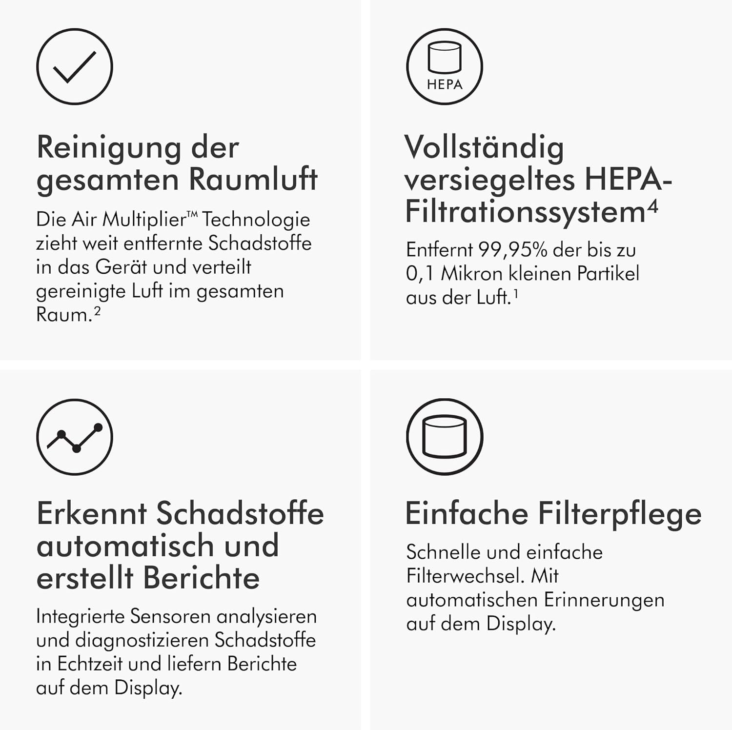 Dyson Purifier Hot+Cool Gen1 HP10 Air Purifier with Heating Function - Silver