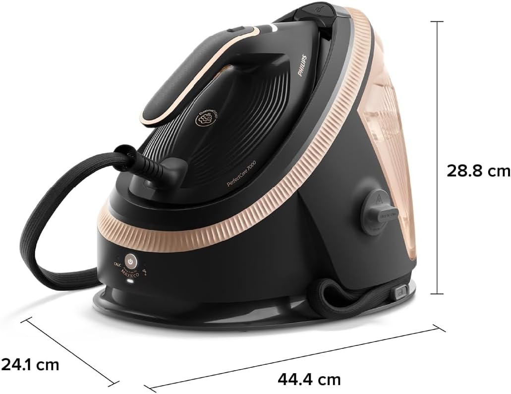 Philips PerfectCare Series 7000 Steam Generator, 650g Steam Boost, 8.5 Bars, SteamGlide Elite Soleplate, Automatic Intelligent Steam (PSG7300/80)