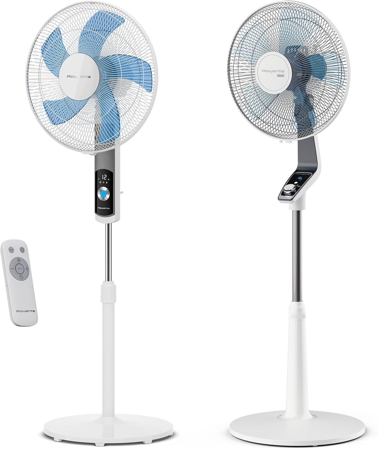 Rowenta Turbo Silence, Ventilateur sur pied, Silencieux, Puissant, Design durable, Écoénergétique, Timer - 12h VU5650F0 et VU5640F2