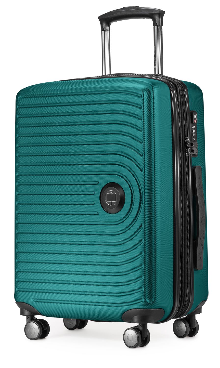 MITTE - hand luggage hard shell matt, XXL extension, TSA, 55 cm, 55 liters