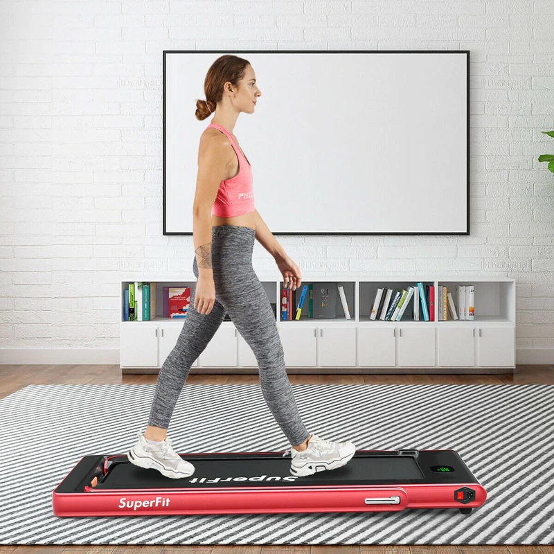 2-in-1 Folding Treadmill with Bluetooth Speaker