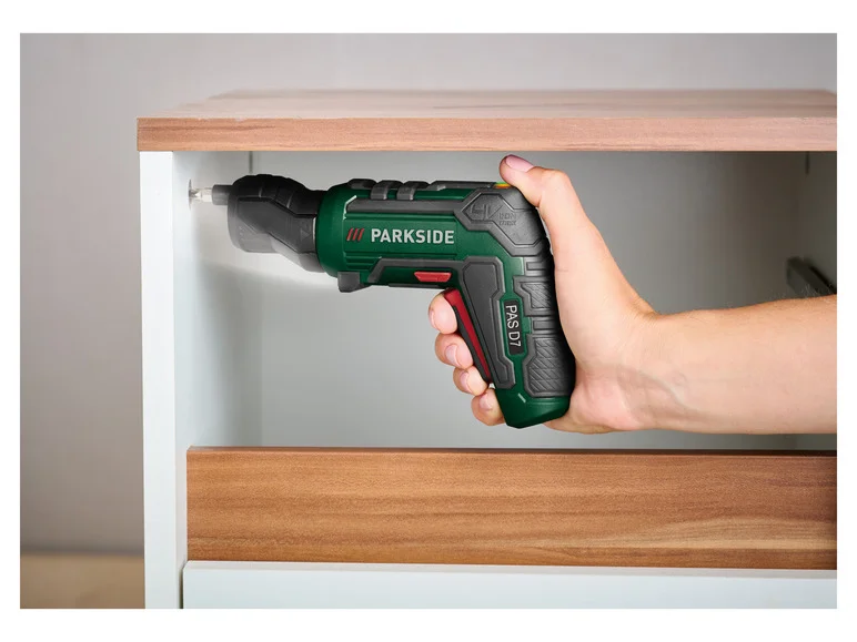 PARKSIDE Visseuse sans fil avec embouts interchangeables PAS D7