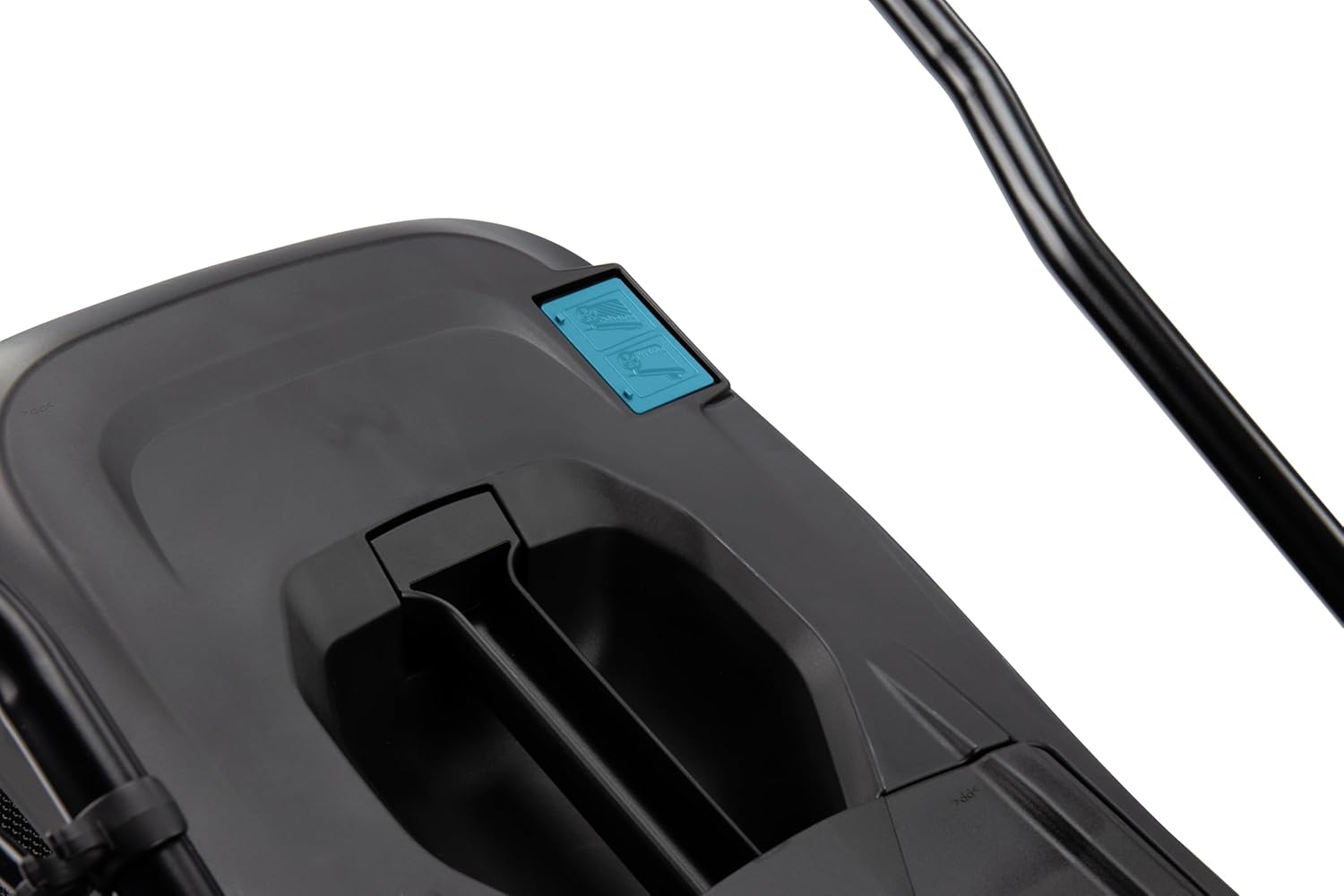 Makita DLM382PM2 Cordless Lawnmower 2 x 18 V / 4.0 Ah, 2 Batteries + Double Charger, 36 V, Petrol Blue