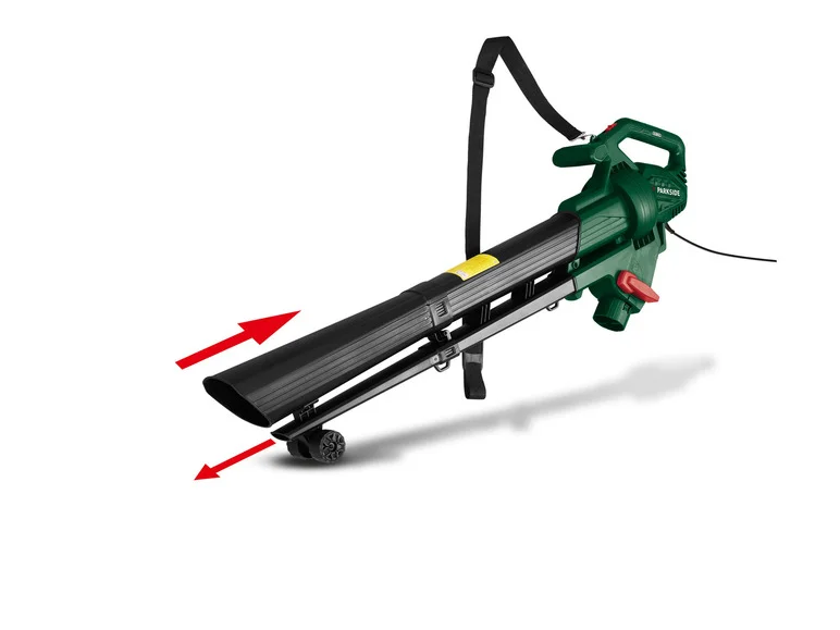 PARKSIDE Aspirateur ou souffleur de feuilles électrique 3en1 PLS 2600 B2, 2600 W, 3 en 1