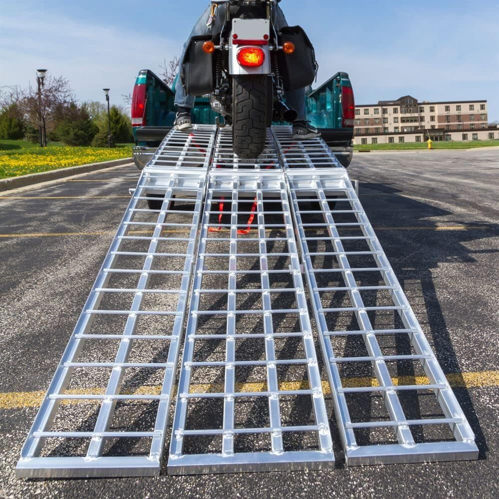 10' Folding Arched Folding Motorcycle Ramp