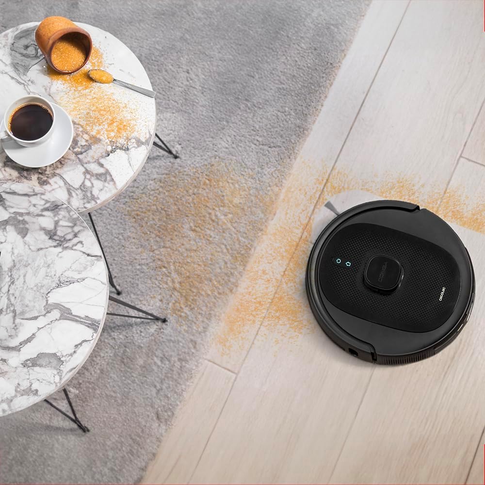 Cecotec Robot Aspirador con Navegación Láser y Base Autovaciado Conga 8290 Immortal Ultra Power Home Genesis T