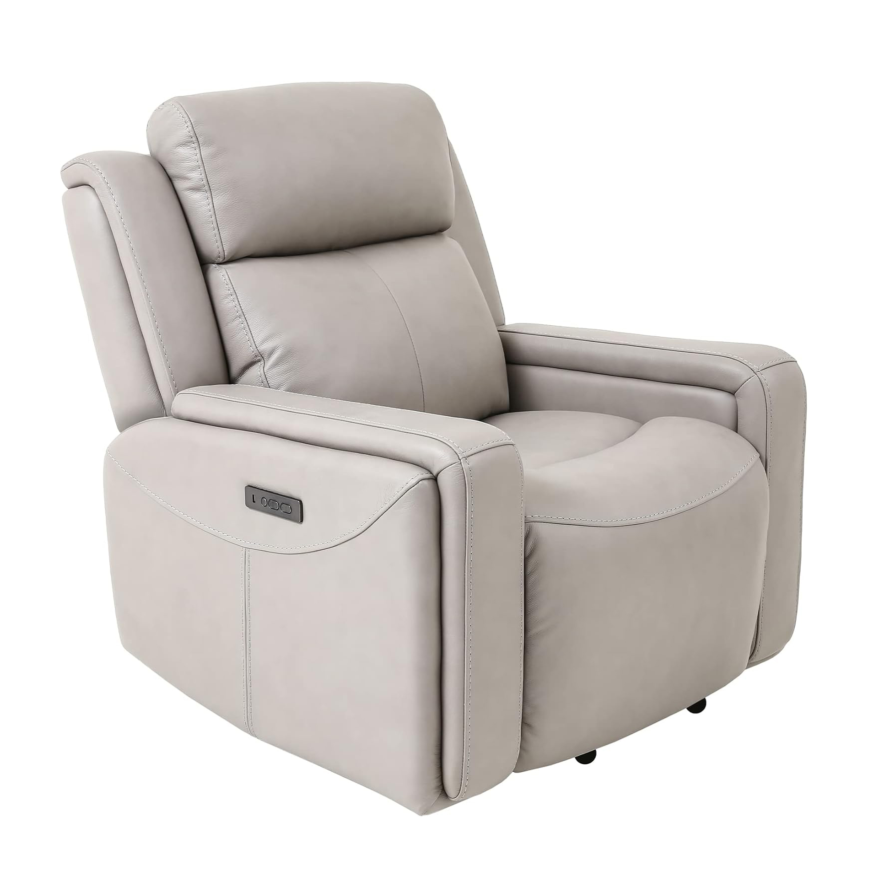 Armen Living Dual Power Headrest and Lumbar Support Recliner Chair with USB Charging Ports