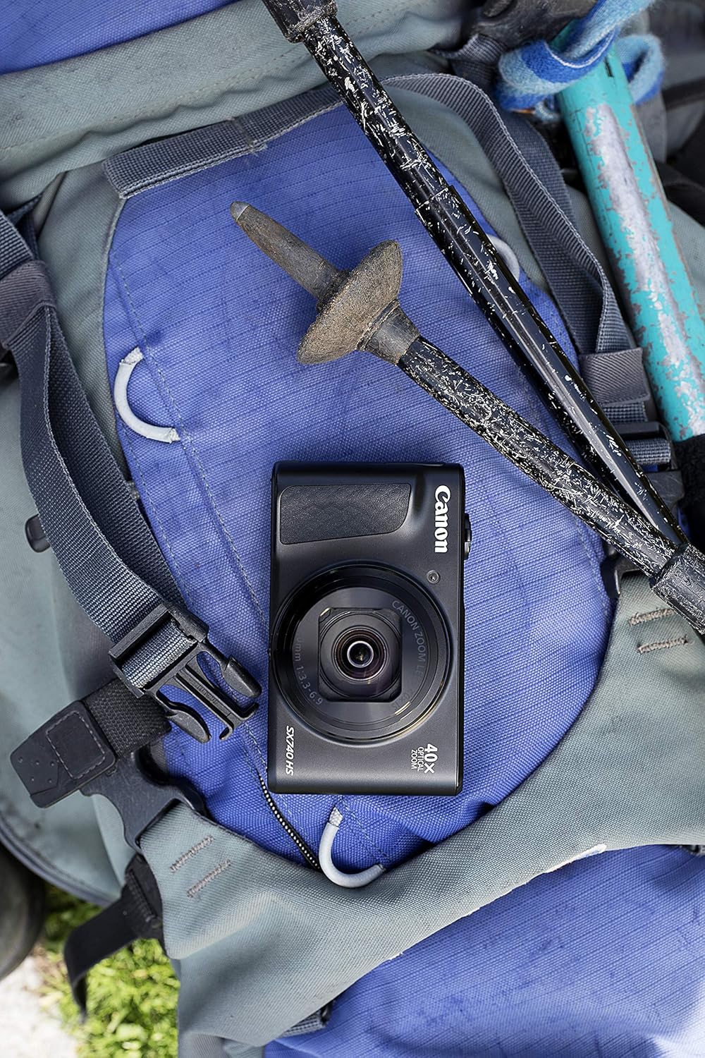 Canon SX740 HS PowerShot Digital Camera Black - Practical Compact Camera with 4K Resolution and Hybrid Autofocus - Canon Powershot Camera with 40x Optical Zoom - Auto Transfer via WLAN and Bluetooth