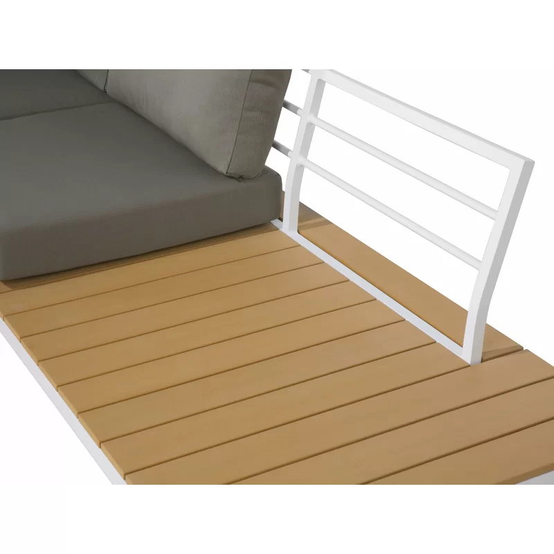 Kirch Wicker 5 - Person Garden Lounge Set with Cushions