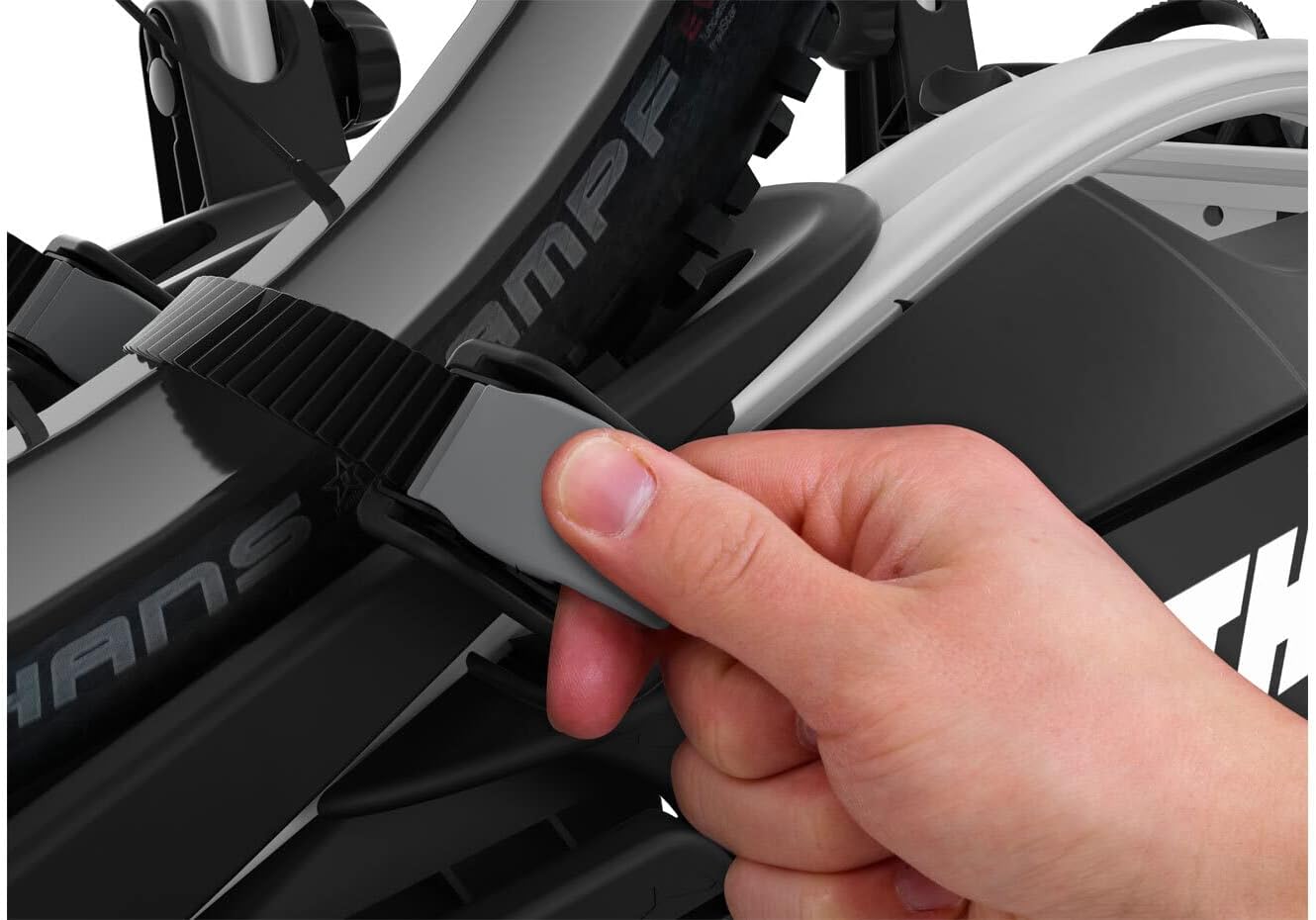 Thule VeloCompact Bicycle Carrier Towing Hitch Black/Aluminium 2 Bikes