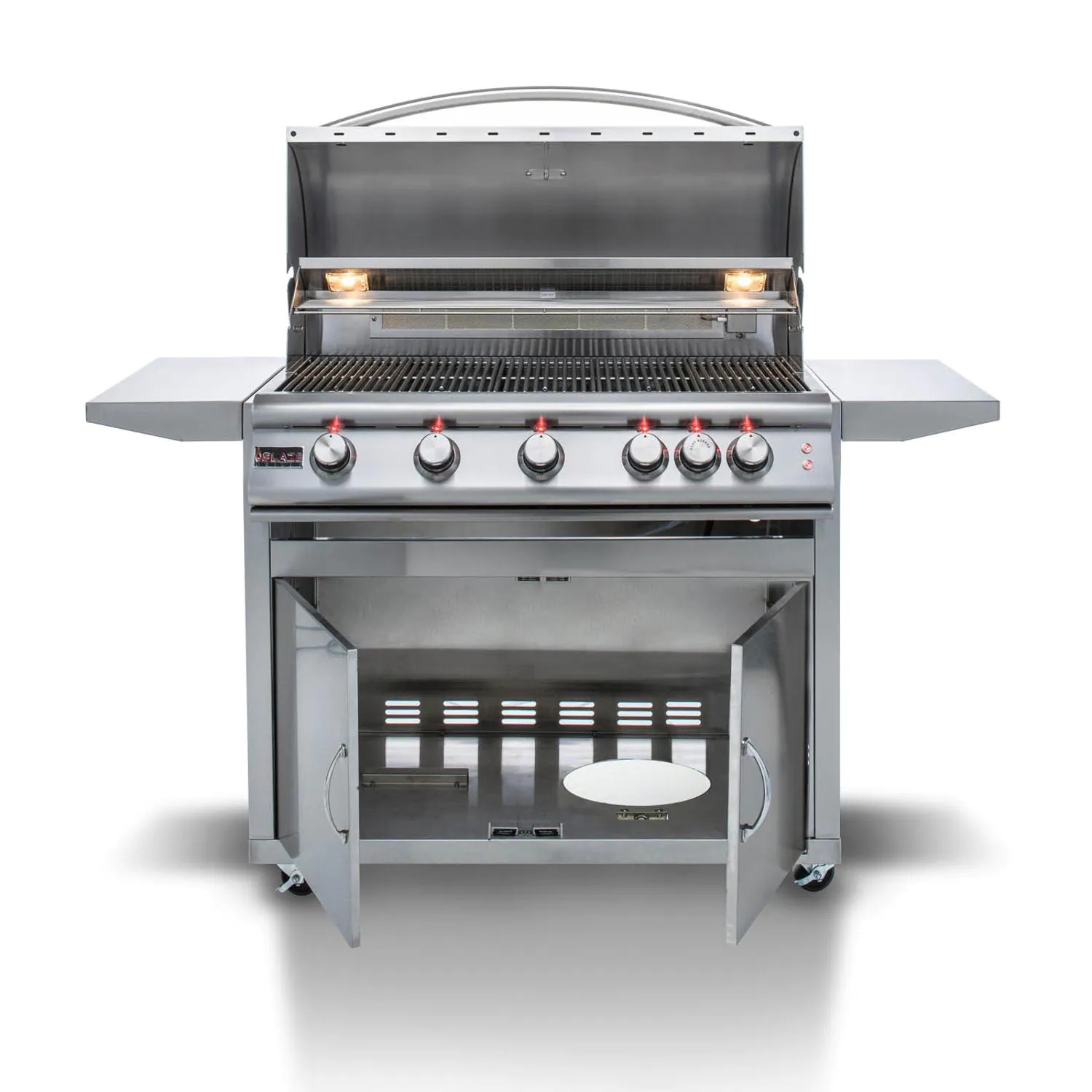 Blaze Premium LTE 40-Inch 5-Burner Propane Gas Grill With Rear Infrared Burner & Grill Lights - BLZ-5LTE2-LP