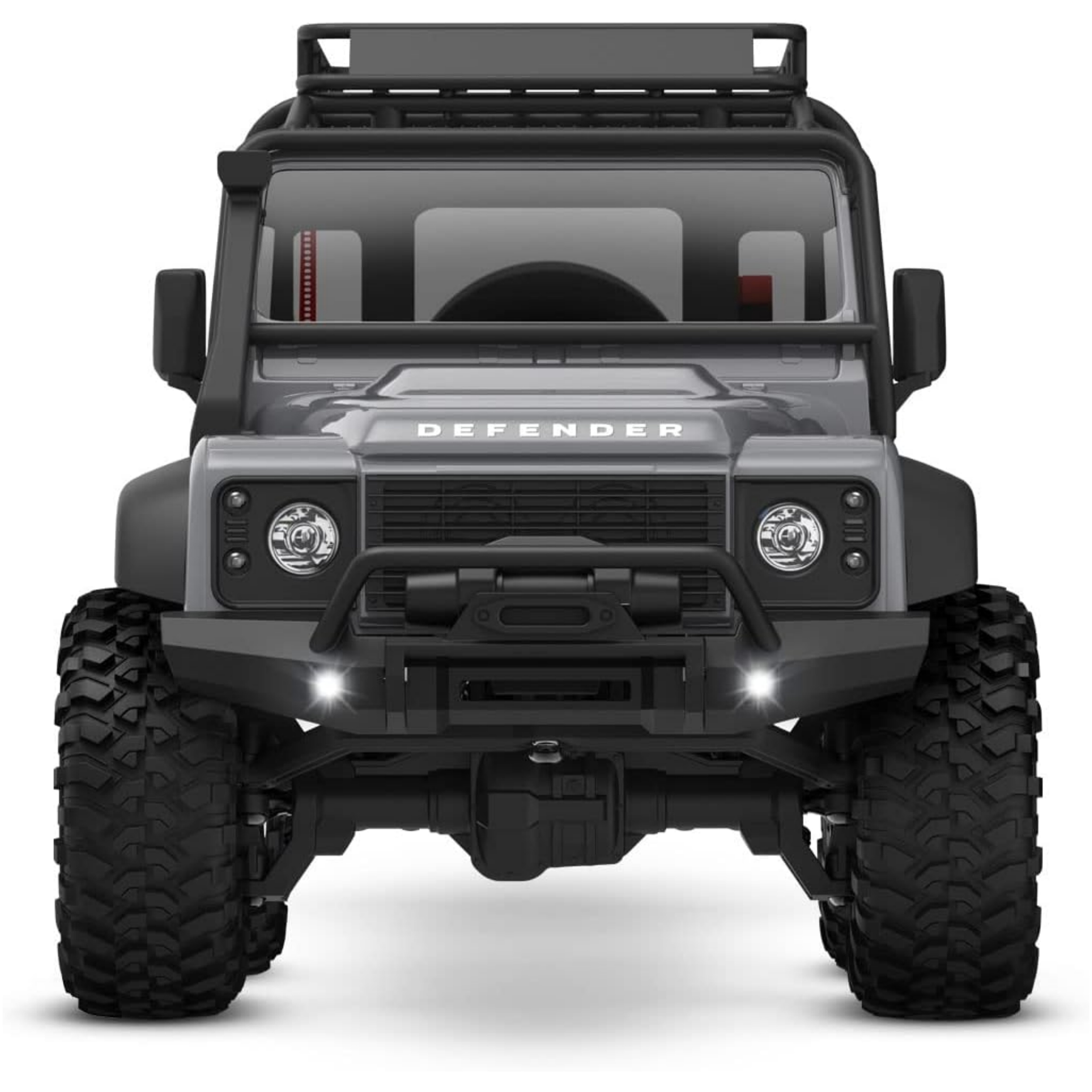 Traxxas TRX-4M Silver 1/18 4x4 LD Land Rover Defender Scale Crawler with Battery Charger 4WD RTR