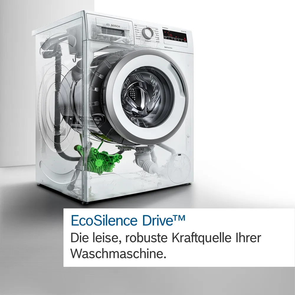 Bosch WUU28T70 Series 6 Washing Machine, 8 kg, 1400 rpm, Undermountable, Quick Wash with SpeedPerfect, Refill Function, Hygiene Plus, Vario Drum, Quiet Thanks to EcoSilence Drive, LED Display, White [Energy Class B]