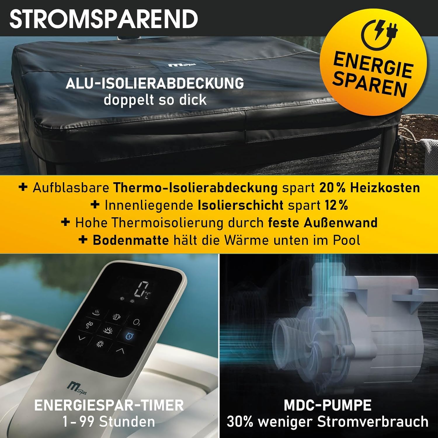 BRAST® Whirlpool MSpa Oslo Plus XXL