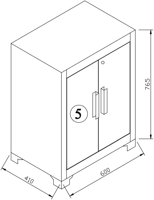VITO Männerküche - Werkstatteinrichtung Set mit Schubladen 16-TLG