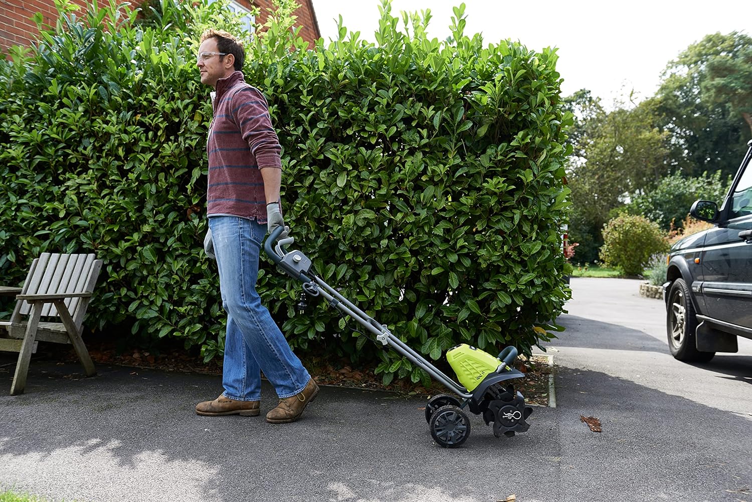 Ryobi 5133002388 Corded Electric Tiller, Green, 25 cm