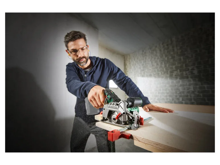 PARKSIDE Scie circulaire + batterie + chargeur