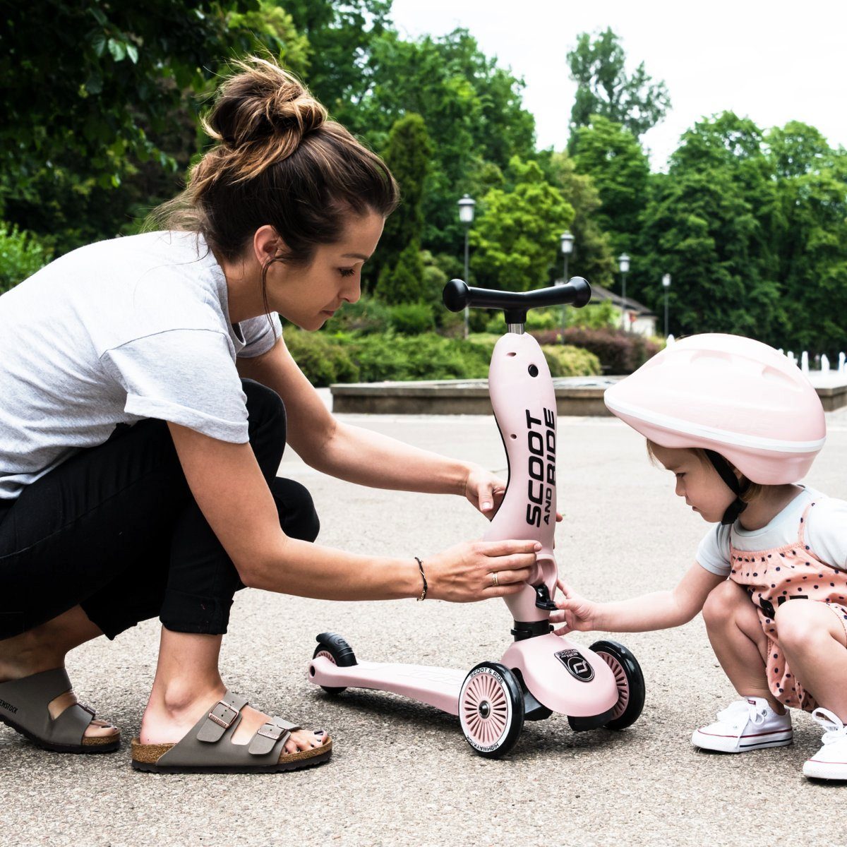 Scoot and Ride Kinderfahrzeug Lauflernhilfe Highwaykick 1 - Lauflernhilfe und Kickboard, Lauflernhilfe und Kickboard in einem