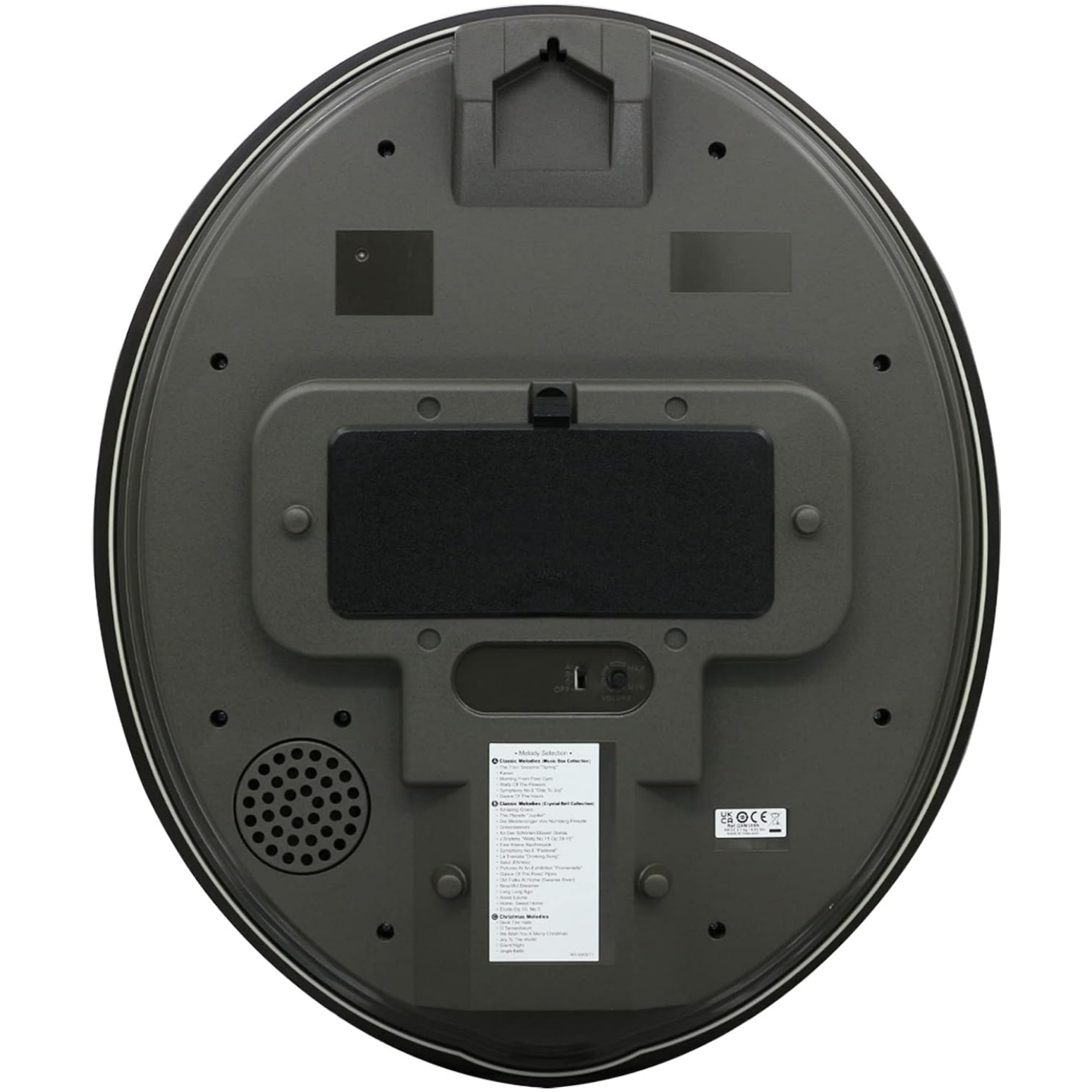 Seiko Melodies in Motion Wall Clock, Golden Trumpets