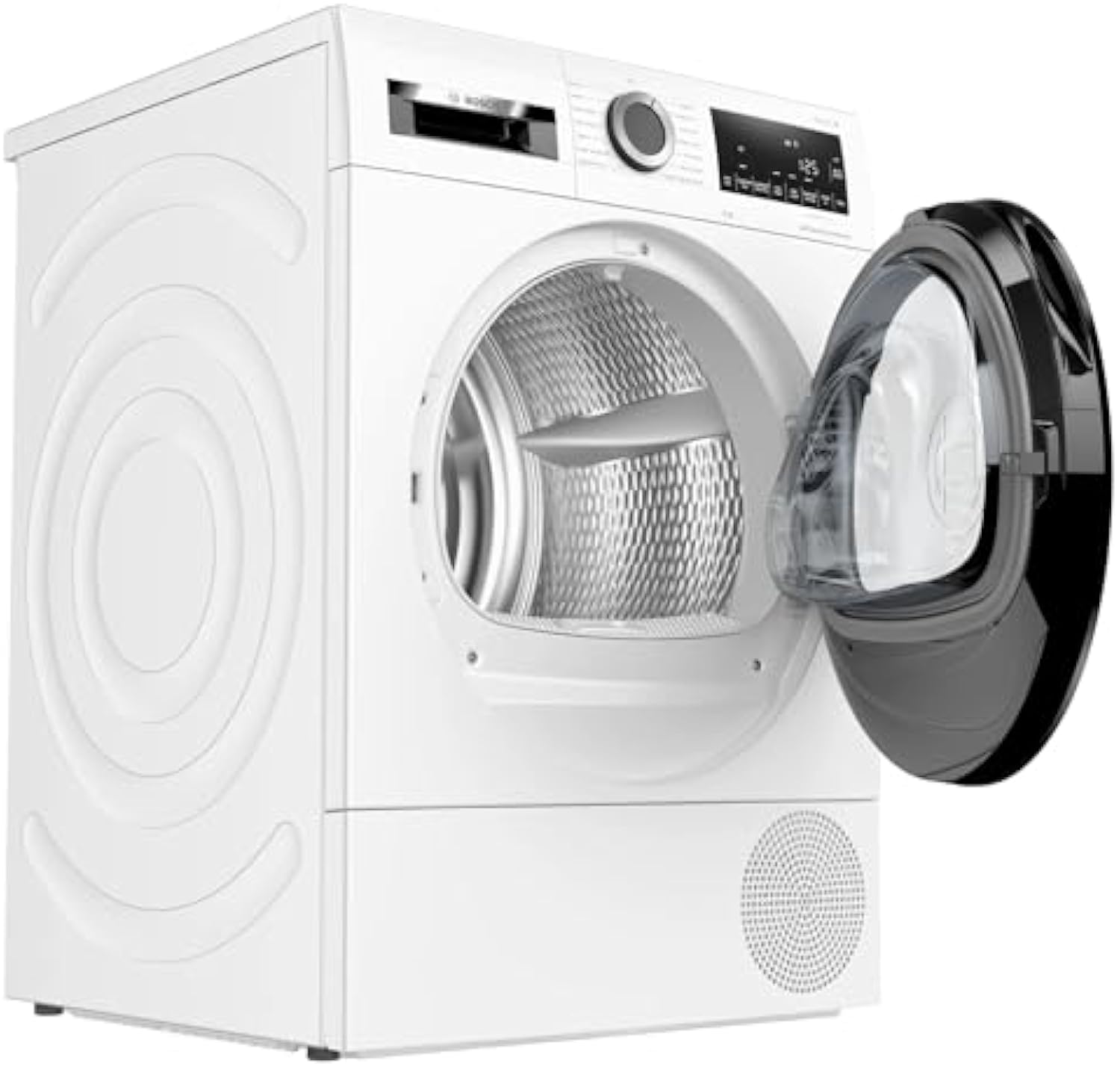 Bosch Home & Kitchen Appliances WQG24509GB Heat Pump Tumble Dryer, 9kg Capacity, SelfCleaning Condenser, AutoDry, Fast drying within 40 minutes, SensitiveDrying System, White, Serie 6, Freestanding
