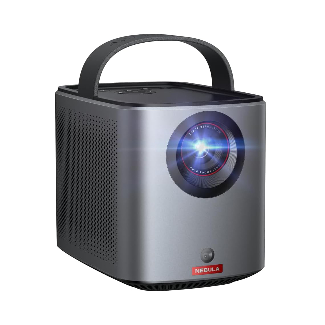 Nebula Anker Mars 3 Air 1080p videoprojecteur, Mini projecteur Portable 400 ANSI lumens, Google TV Officiel, Dolby Digital, 2 * 8 W, Batterie intégrée, 2,5 h d'autonomie (Reconditionné)