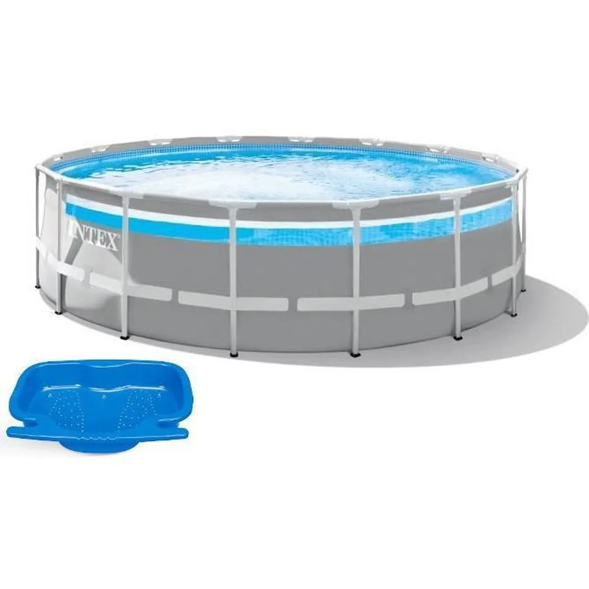 Kit piscine tubulaire clearview ø 4,88 x 1,22m et Nettoyeur