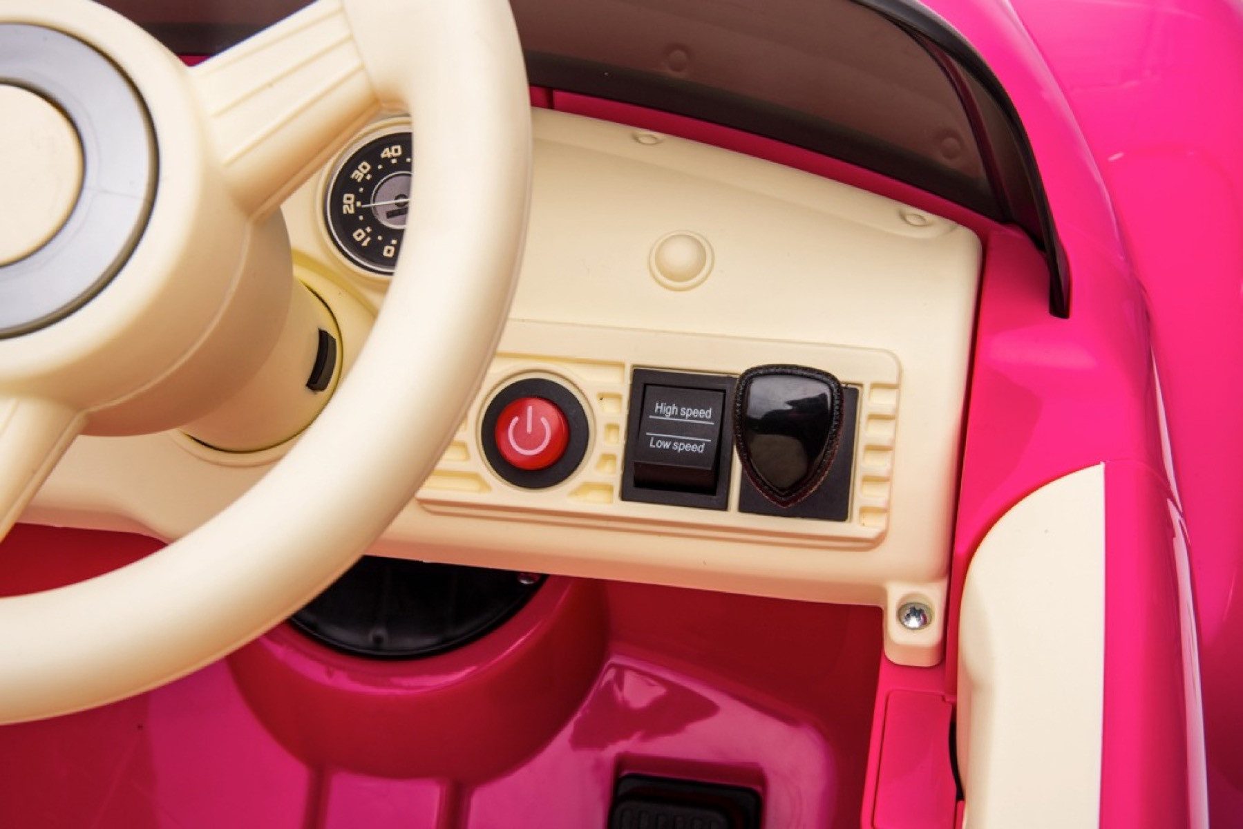 TPFLiving electric children's car go-kart with EVA and plastic tires for drifting, load capacity 30 kg, children's vehicle with soft start and automatic braking