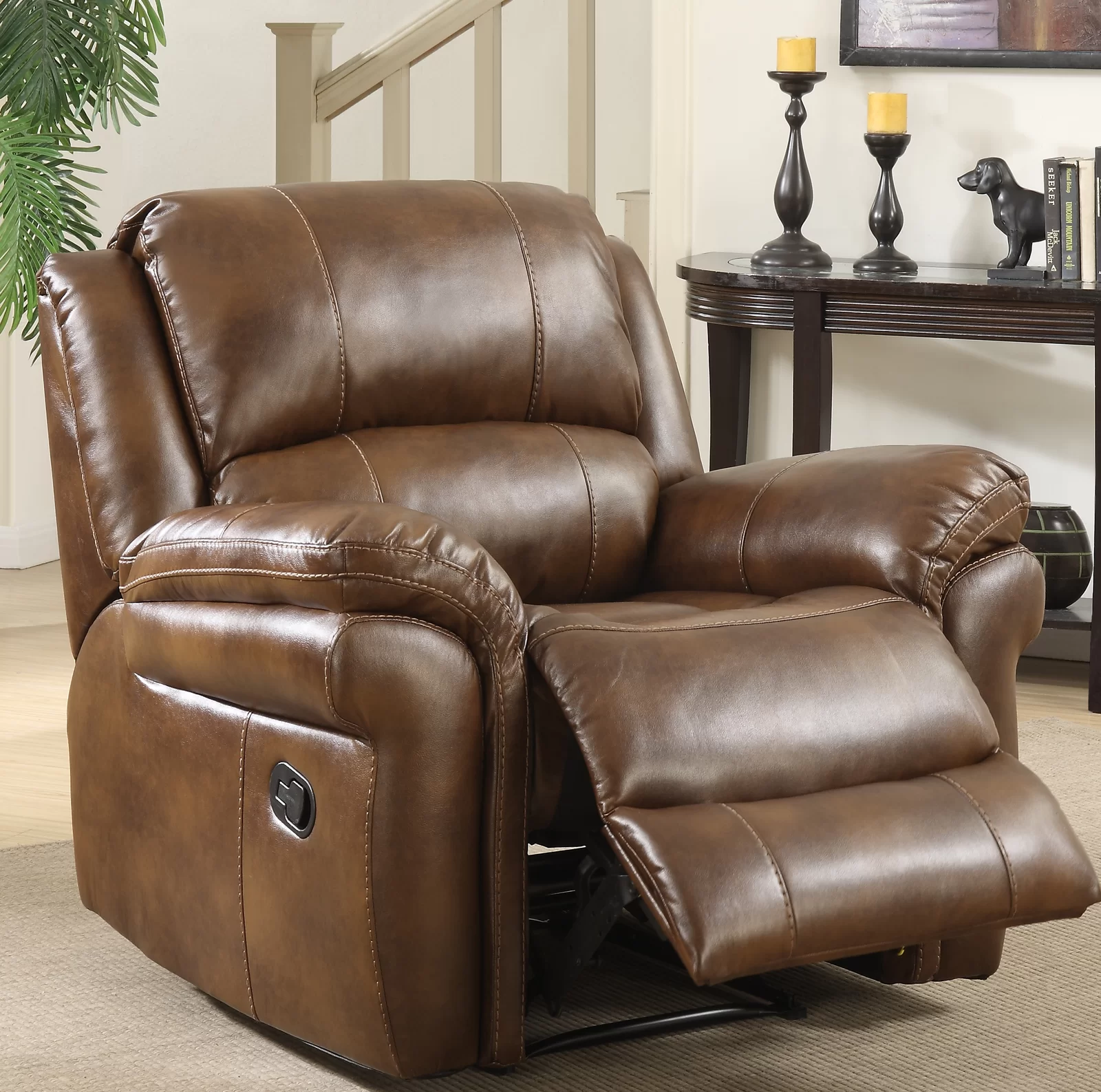 Arles Faux Leather Recliner