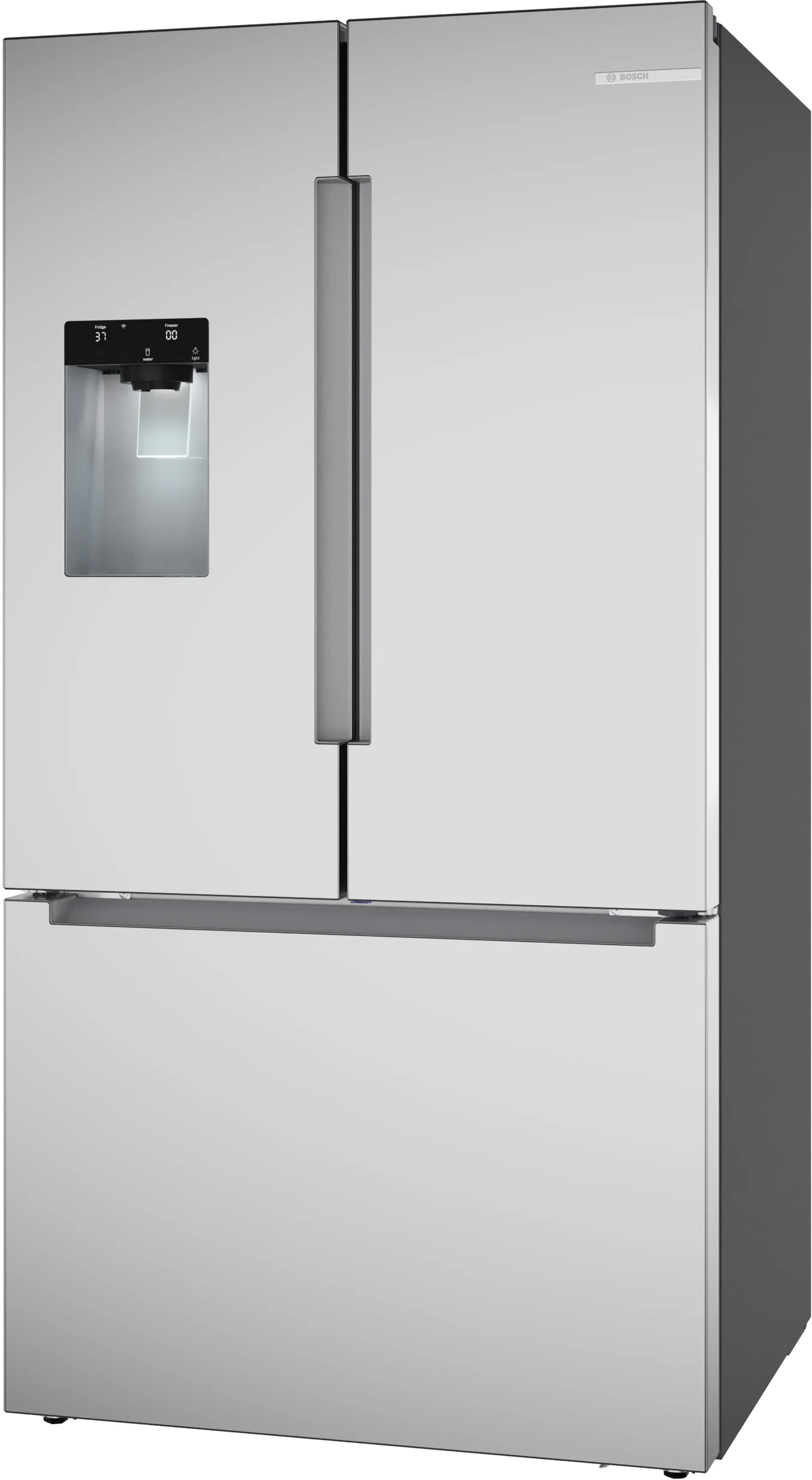 Bosch B36FD10ENS 100 Series French Door Bottom Mount Refrigerator 36'' Stainless steel (with anti-fingerprint), Total No Frost