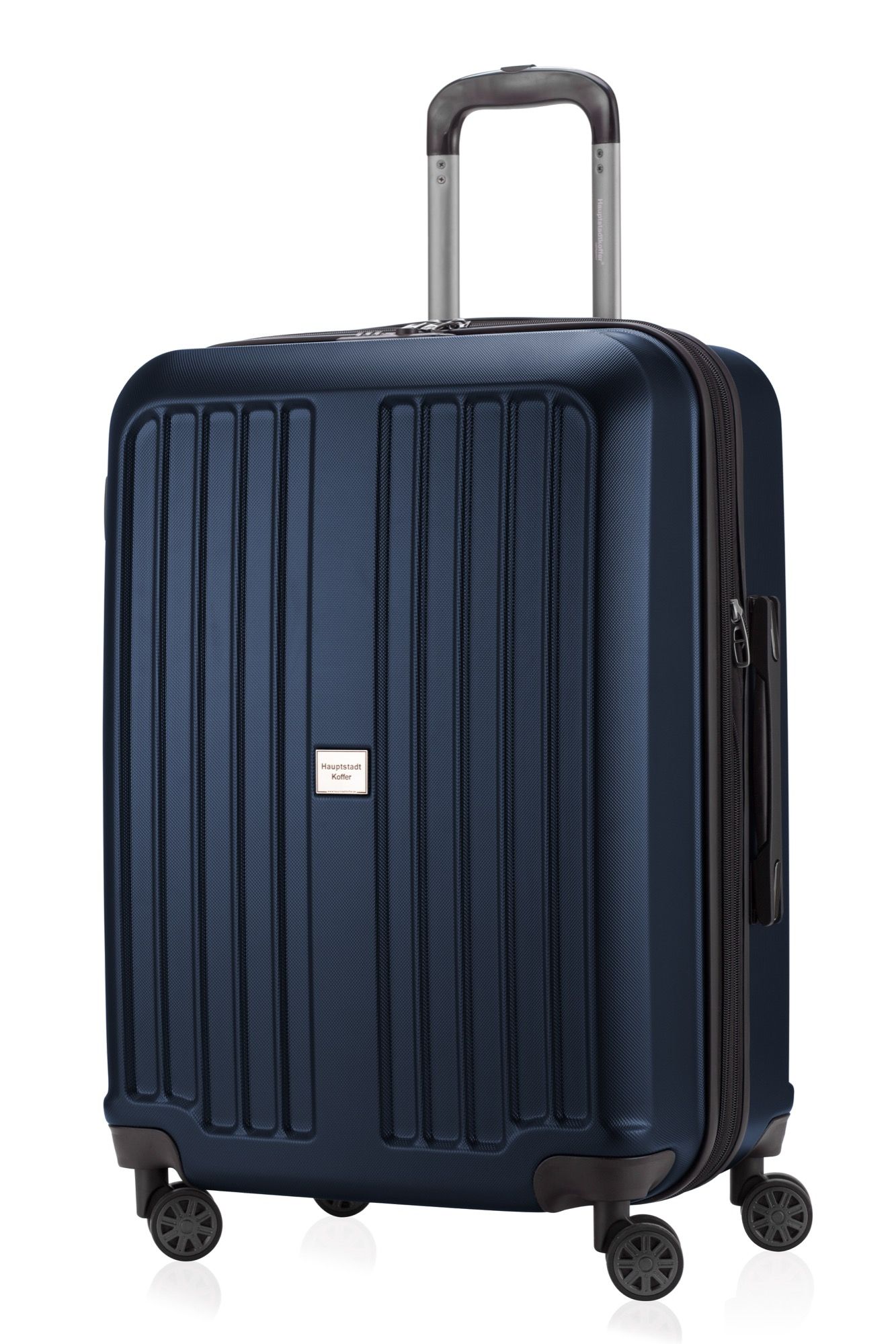 X-Berg - suitcase hard shell dark blue matt, TSA, 75 cm, 126 liters