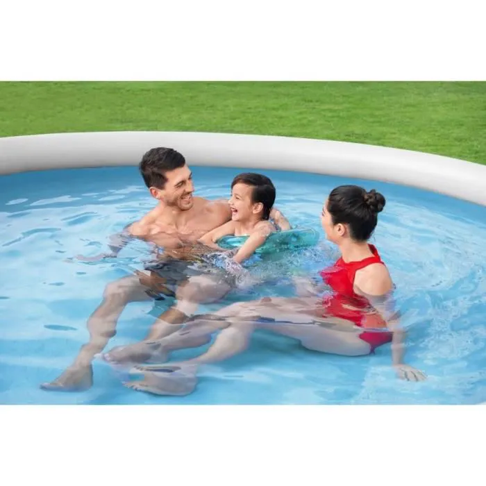 Piscine hors sol Fast Set™ ronde effet rotin 366 x 76 cm