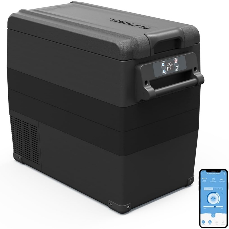 Alpicool CF35 35L Compressor Car Refrigerator, Portable Camping Fridge DC 12v Freezer for TruckCampervanRVBoat, -20℃ to 20℃ [Energy Class C]